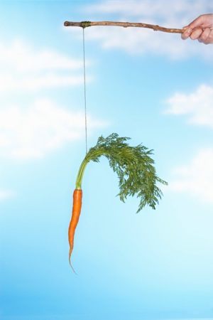 Será que a cenoura e o chicote ainda funcionam?